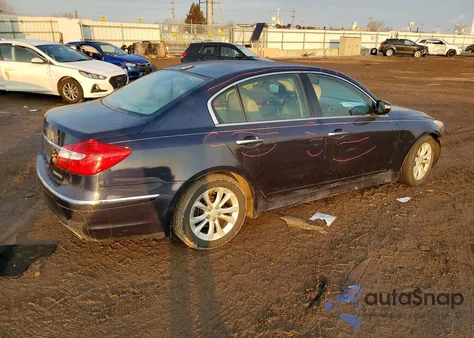 2012 Hyundai Genesis 3.8L V6 z USA, uszkodzony, nr VIN KMHGC4DD3CU203368